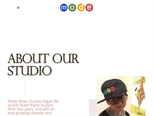 Tablet Screenshot of modemusicstudios.com